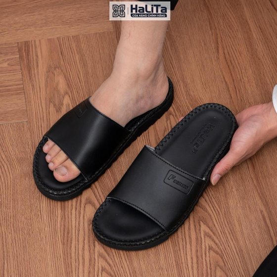  DéP Nam Doctor Fashion, Đế Nhẹ Cao 3cm ,Đế  Cao Su  Khâu Chỉ Toàn Bộ Đế Bằng Dép Lê Quai Ngang Slipper
