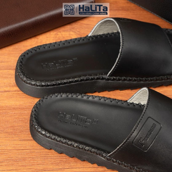  DéP Nam Doctor Fashion, Đế Nhẹ Cao 3cm ,Đế  Cao Su  Khâu Chỉ Toàn Bộ Đế Bằng Dép Lê Quai Ngang Slipper