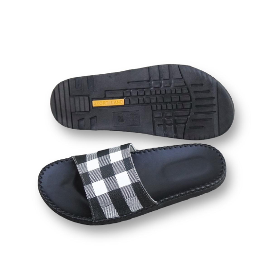 DéP LUXURY HALITA phiên bản Sang Trọng,thời trang Nam Nữ, Đế cao su nhẹ 1.5cm . Đế Bằng Slipper Nhung
