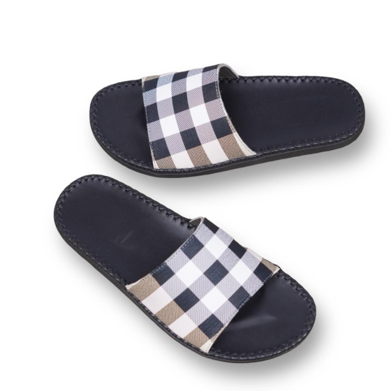 DéP LUXURY HALITA phiên bản Sang Trọng,thời trang Nam Nữ, Đế cao su nhẹ 1.5cm . Đế Bằng Slipper Nhung