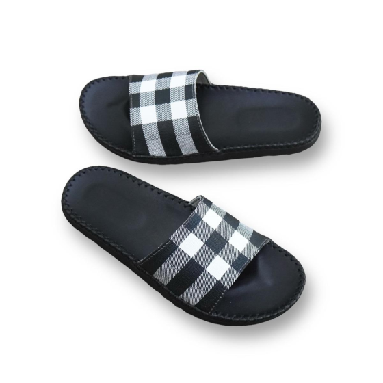 DéP LUXURY HALITA phiên bản Sang Trọng,thời trang Nam Nữ, Đế cao su nhẹ 1.5cm . Đế Bằng Slipper Nhung