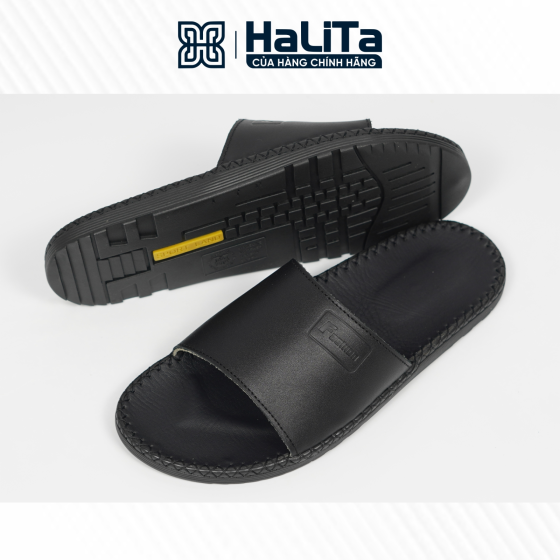 DéP Nam Doctor Fashion Halita , Đế Nhẹ Cao 1.5cm ,Đế  Cao Su  Khâu Chỉ Toàn Bộ Đế Bằng Dép Lê Quai Ngang