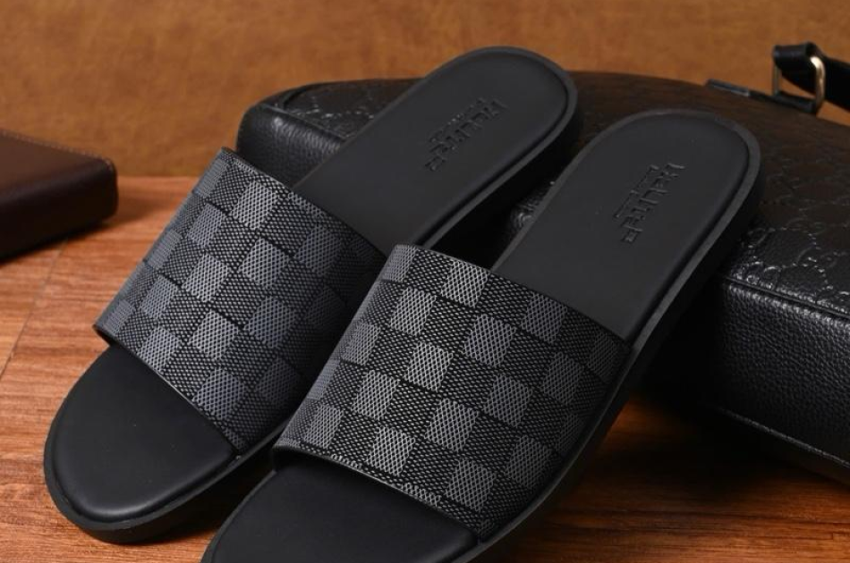 [Dép Luxury Caro] - Hàng Da Nappa Cao Cấp HaLiTa, Đề Cao Su Vân Nhám Chống Trơn Trượt
